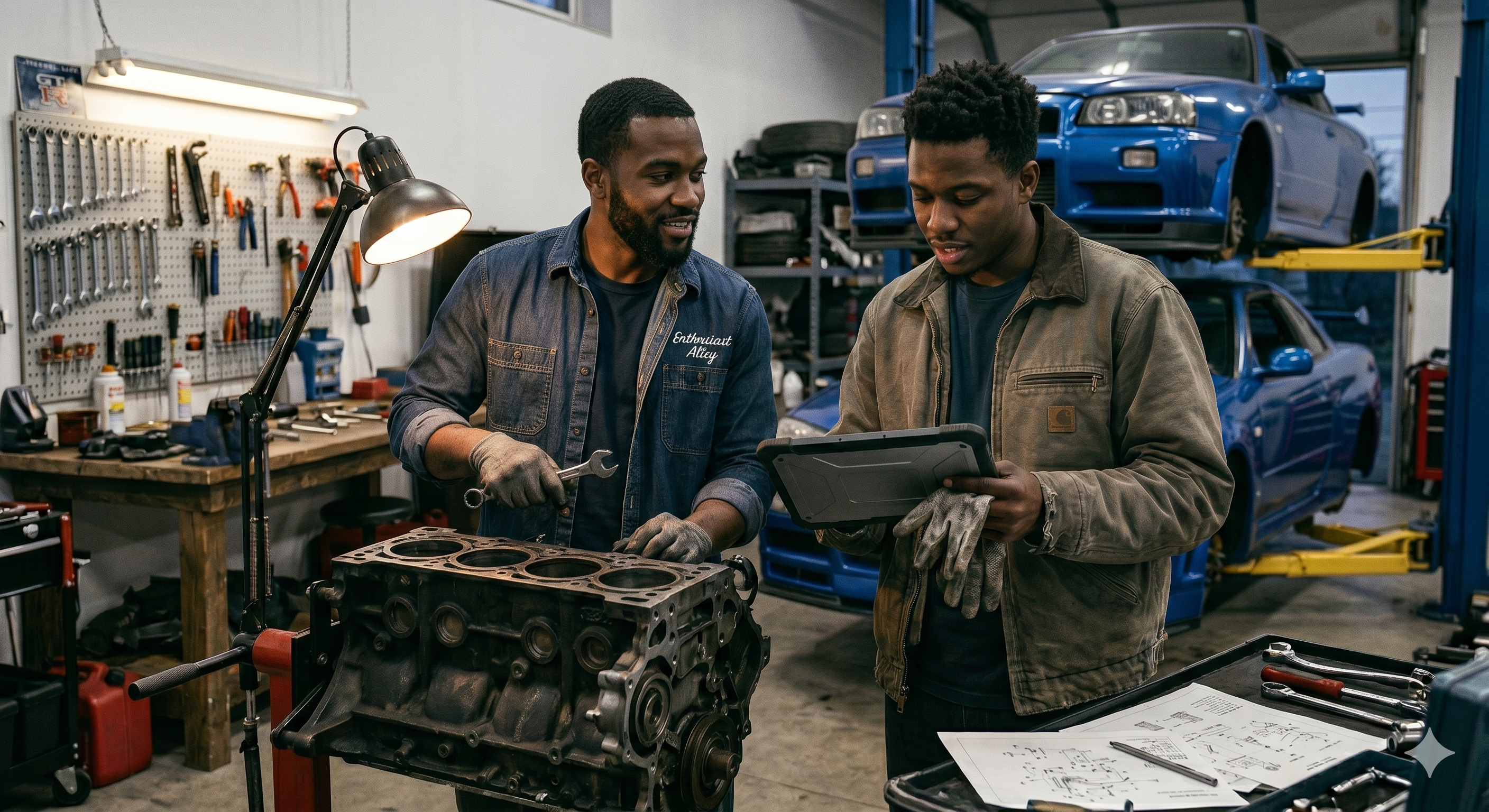 Enthusiast Alley mechanics